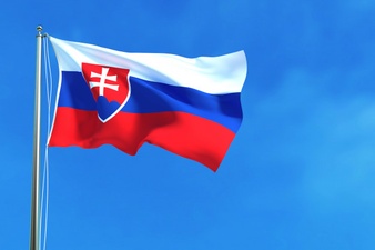flag-of-slovakia-on-the-blue-sky-background_35913-967